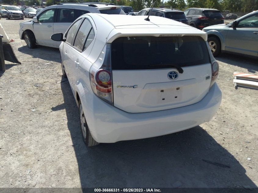2013 TOYOTA PRIUS C ONE/TWO/THREE/FOUR - JTDKDTB33D1035220