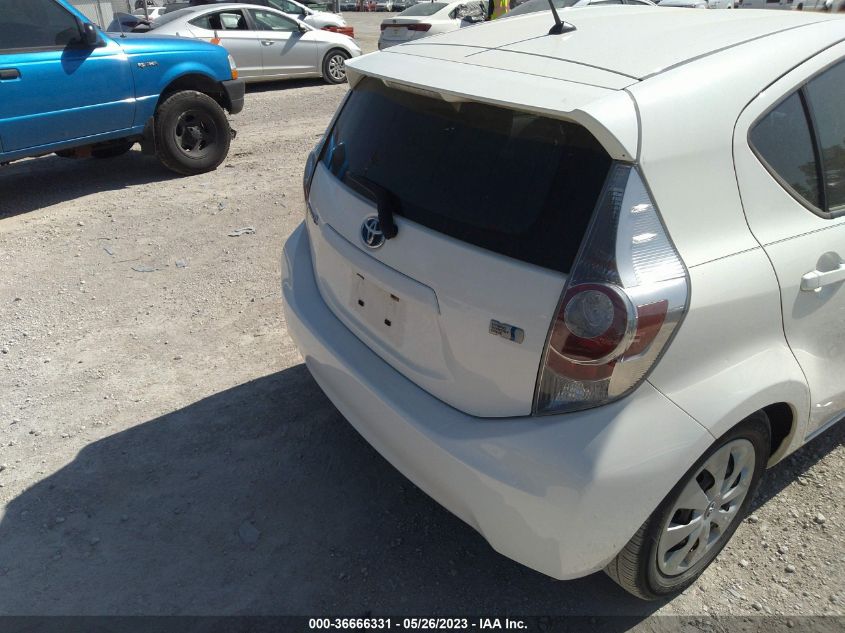 2013 TOYOTA PRIUS C ONE/TWO/THREE/FOUR - JTDKDTB33D1035220