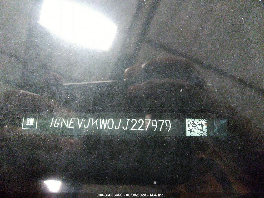 2018 CHEVROLET TRAVERSE PREMIER - 1GNEVJKW0JJ227979