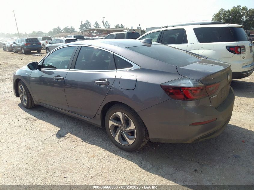 2020 HONDA INSIGHT EX - 19XZE4F51LE013760