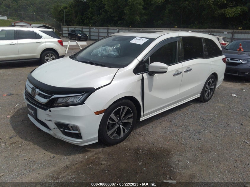 VIN 5FNRL6H96JB047654 2018 HONDA ODYSSEY ELITE