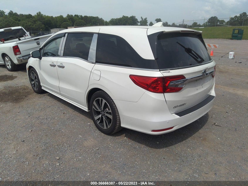 VIN 5FNRL6H96JB047654 2018 HONDA ODYSSEY ELITE