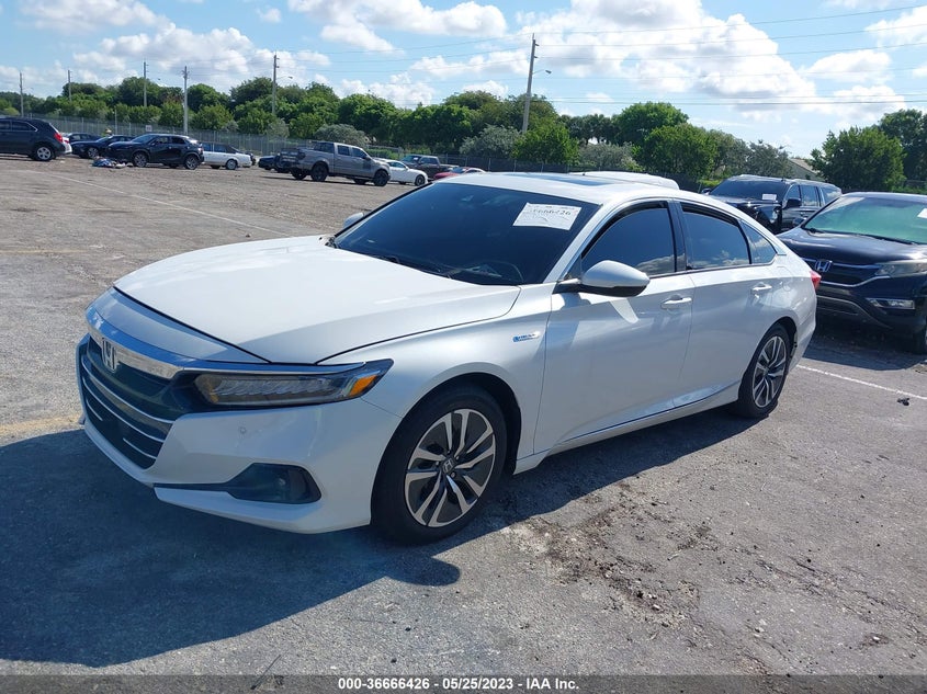 VIN 1HGCV3F57MA000355 2021 HONDA ACCORD HYBRID EX-L