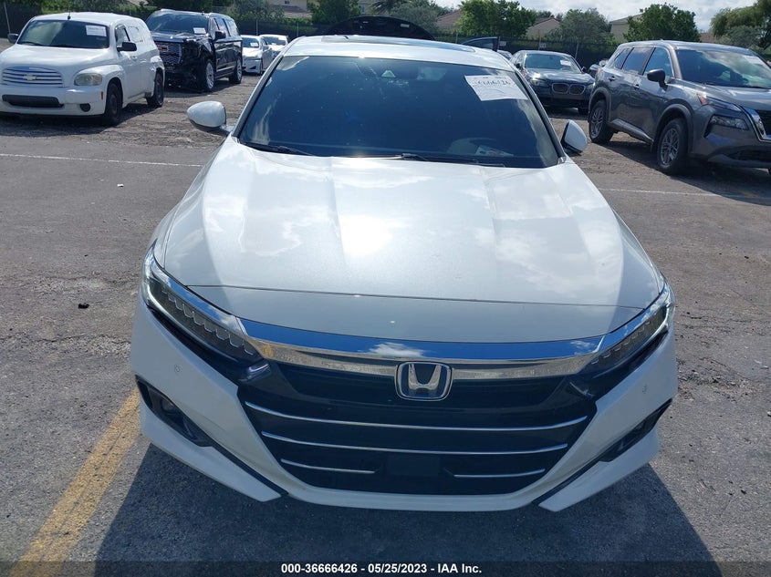 VIN 1HGCV3F57MA000355 2021 HONDA ACCORD HYBRID EX-L