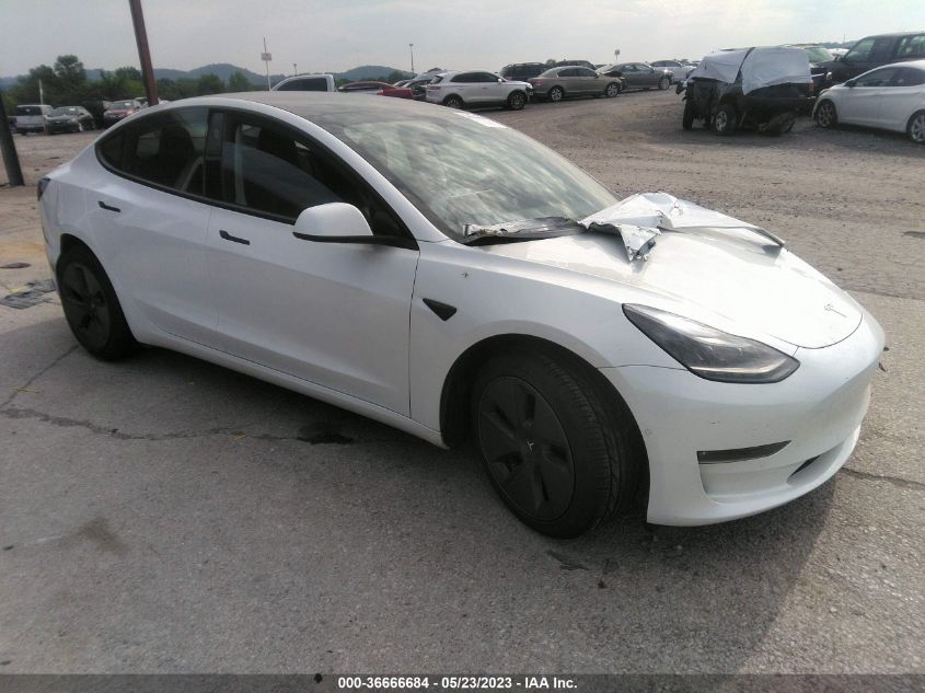 2022 TESLA MODEL 3 LONG RANGE - 5YJ3E1EBXNF156859
