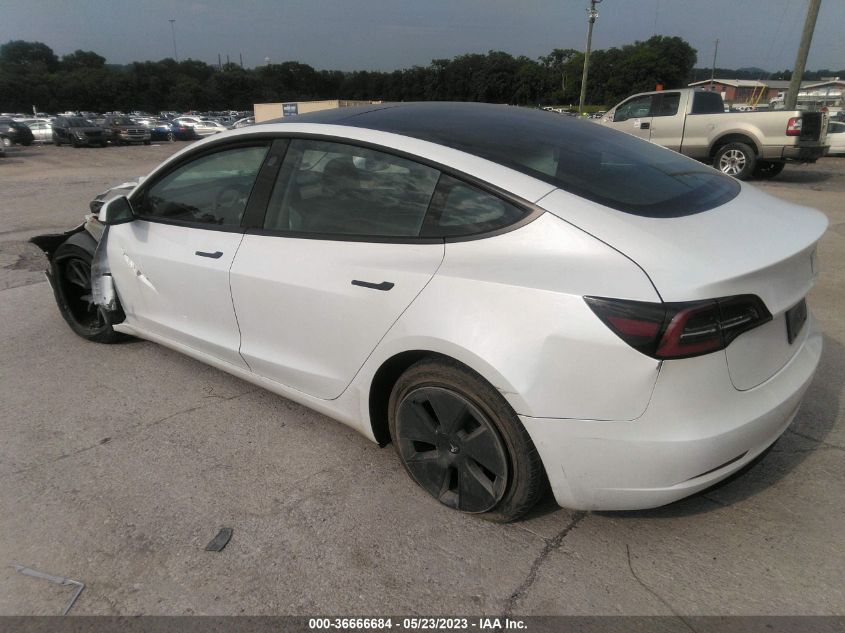 2022 TESLA MODEL 3 LONG RANGE - 5YJ3E1EBXNF156859