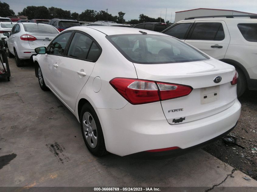 2016 KIA FORTE LX - KNAFK4A64G5486286