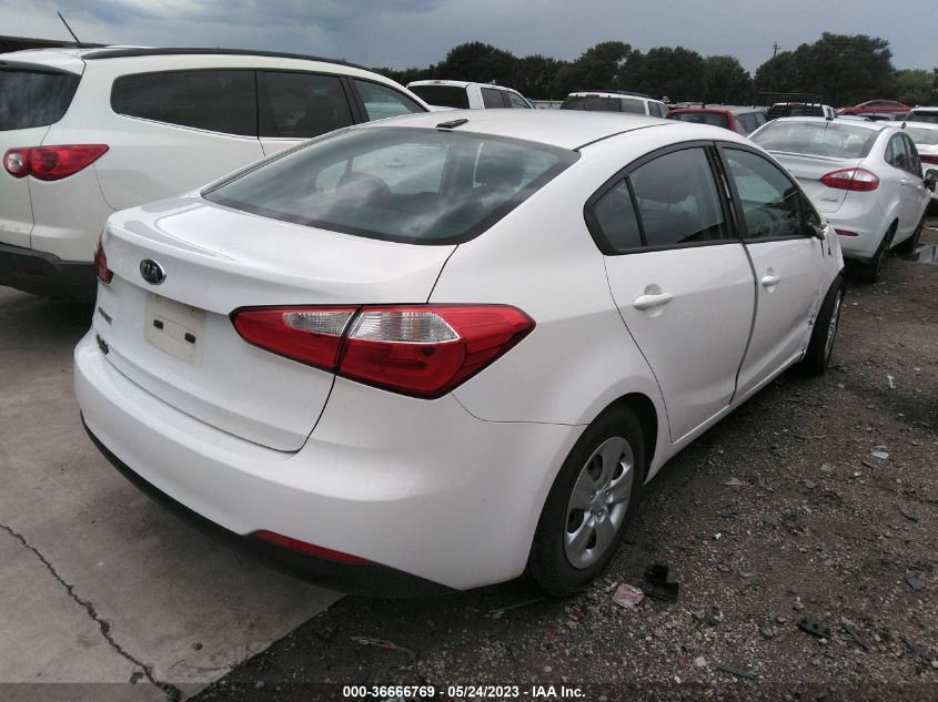 2016 KIA FORTE LX - KNAFK4A64G5486286