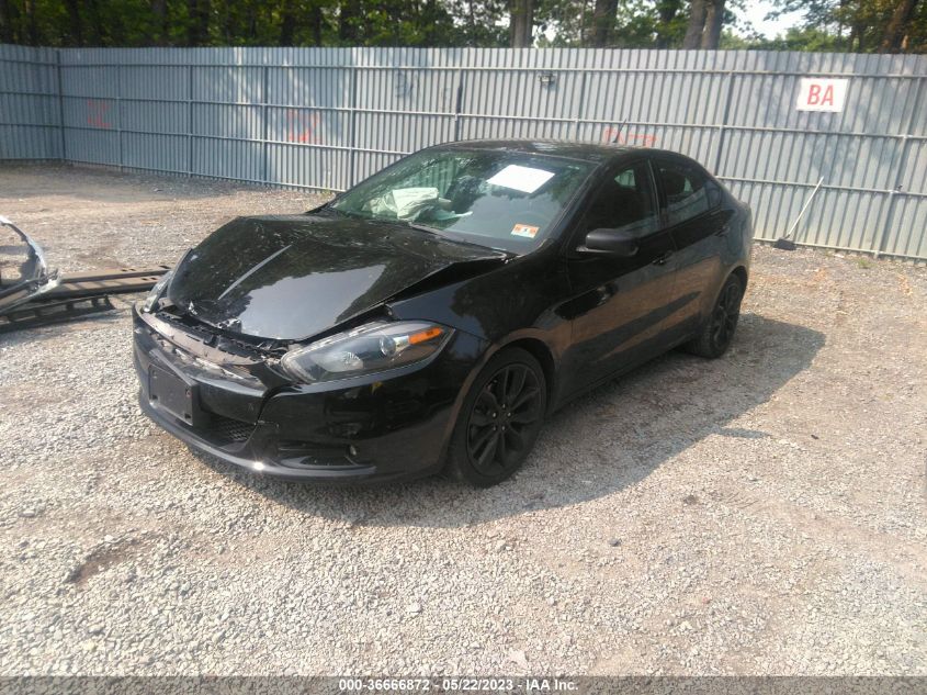 2016 DODGE DART SXT SPORT BLACKTOP - 1C3CDFFA5GD822319