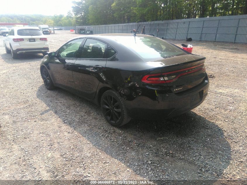 2016 DODGE DART SXT SPORT BLACKTOP - 1C3CDFFA5GD822319