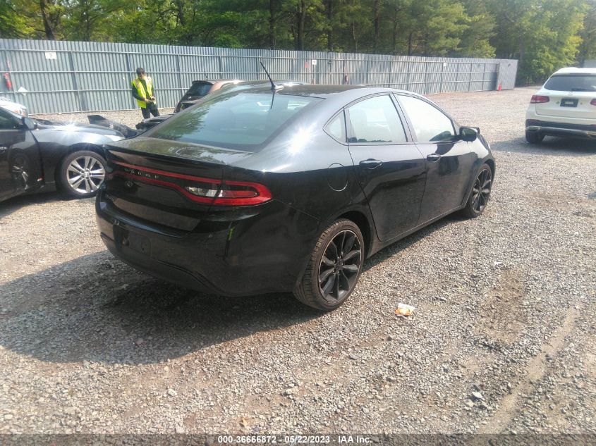 2016 DODGE DART SXT SPORT BLACKTOP - 1C3CDFFA5GD822319