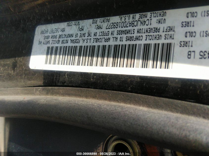 2013 JEEP COMPASS SPORT - 1C4NJCBA7DD169277