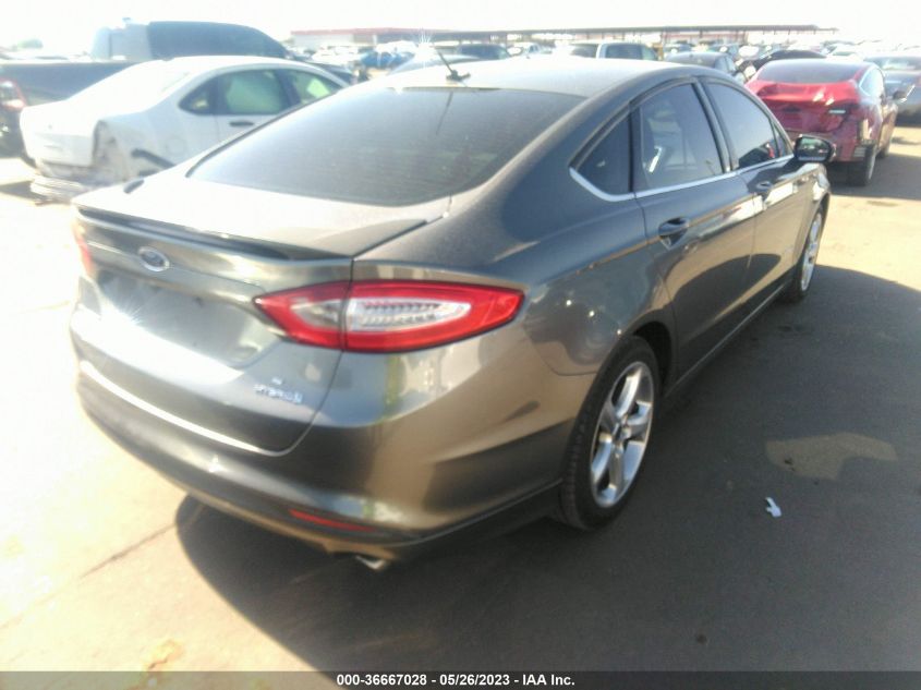 2013 FORD FUSION SE HYBRID - 3FA6P0LU2DR267852