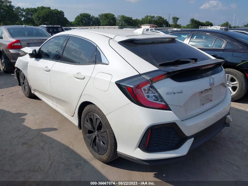 2017 HONDA CIVIC HATCHBACK EX - SHHFK7H59HU208127