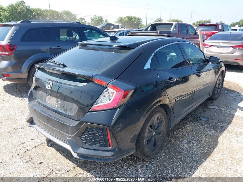 2018 HONDA CIVIC HATCHBACK EX - SHHFK7H58JU234546