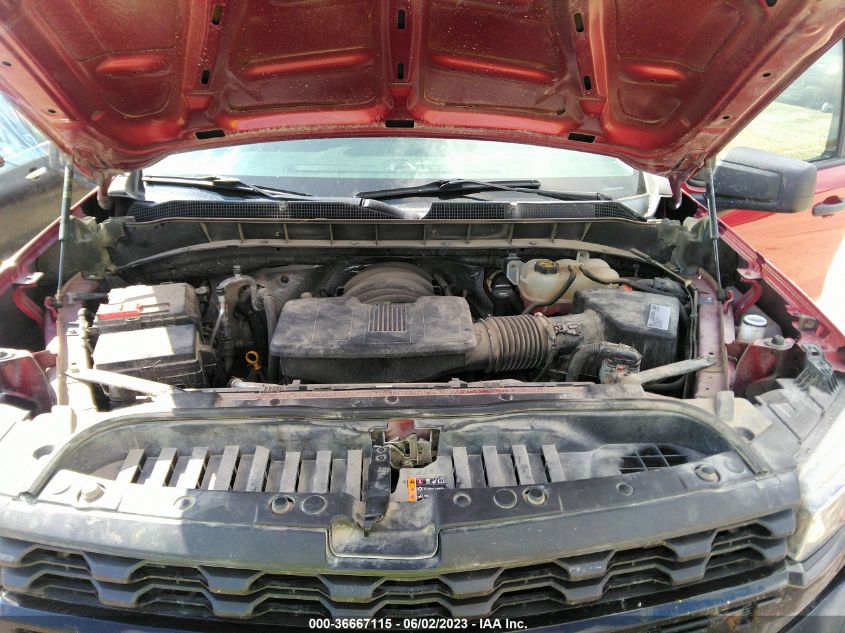 2019 CHEVROLET SILVERADO 1500 CUSTOM TRAIL BOSS - 1GCRYCEF9KZ237034