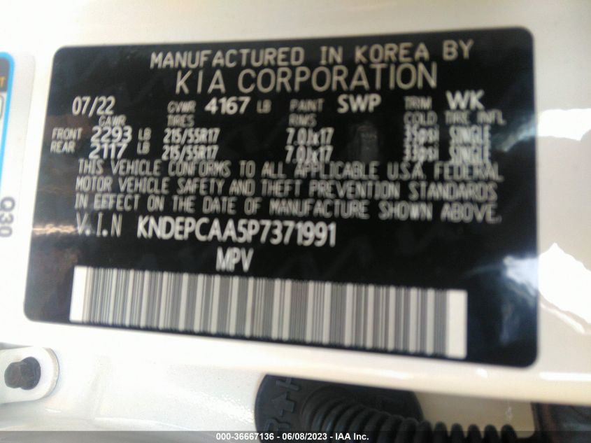 2023 KIA SELTOS LX - KNDEPCAA5P7371991