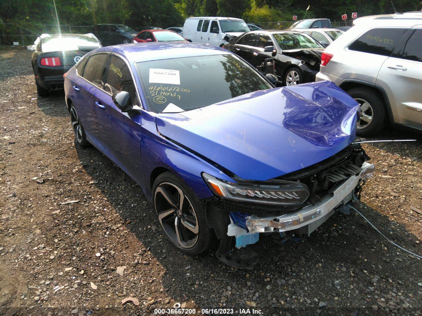 2021 HONDA ACCORD SEDAN SPORT SE - 1HGCV1F42MA035669