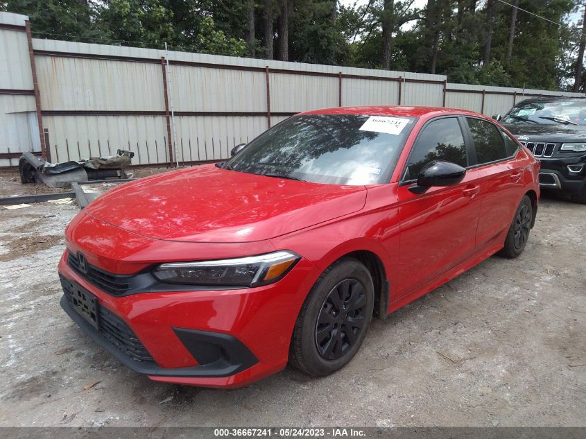 2022 HONDA CIVIC SEDAN SPORT - 2HGFE2F53NH503536