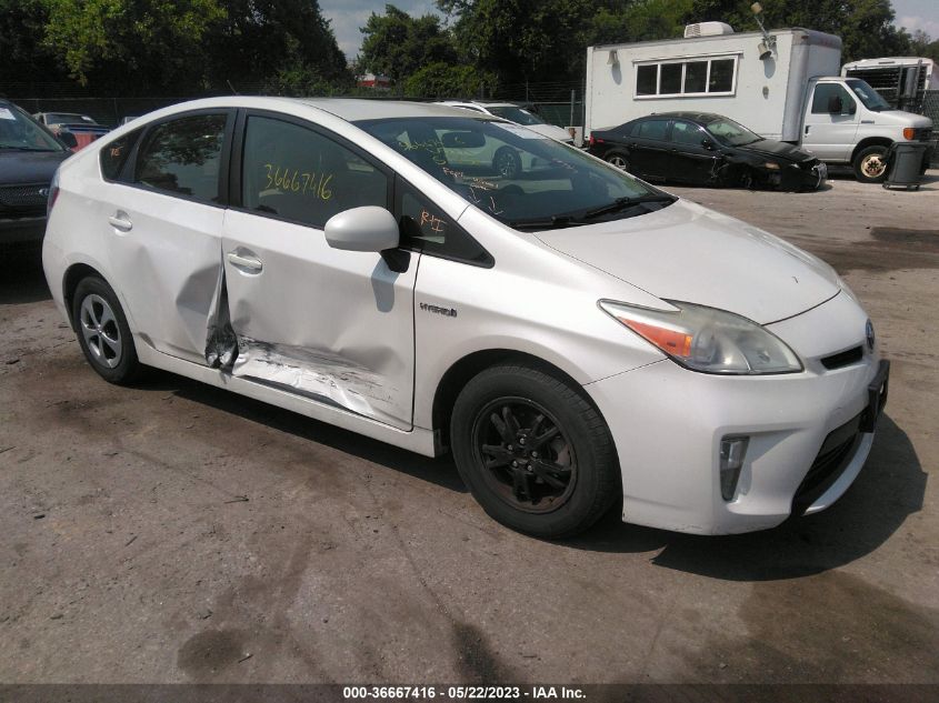 2013 TOYOTA PRIUS ONE/TWO/THREE/FOUR/FIVE - JTDKN3DU6D5572448