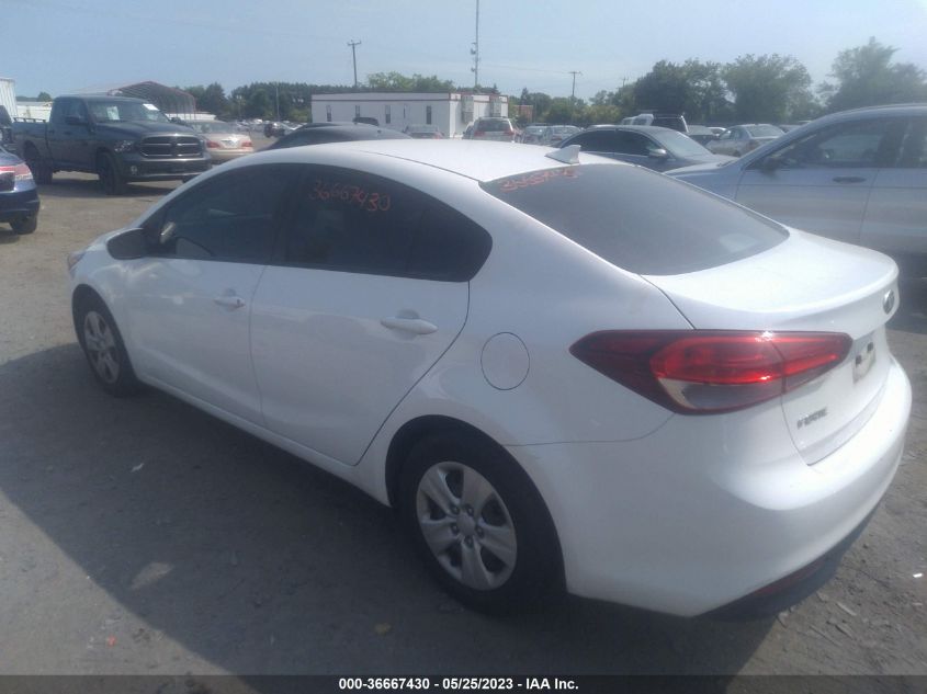 2017 KIA FORTE LX - 3KPFL4A74HE010781