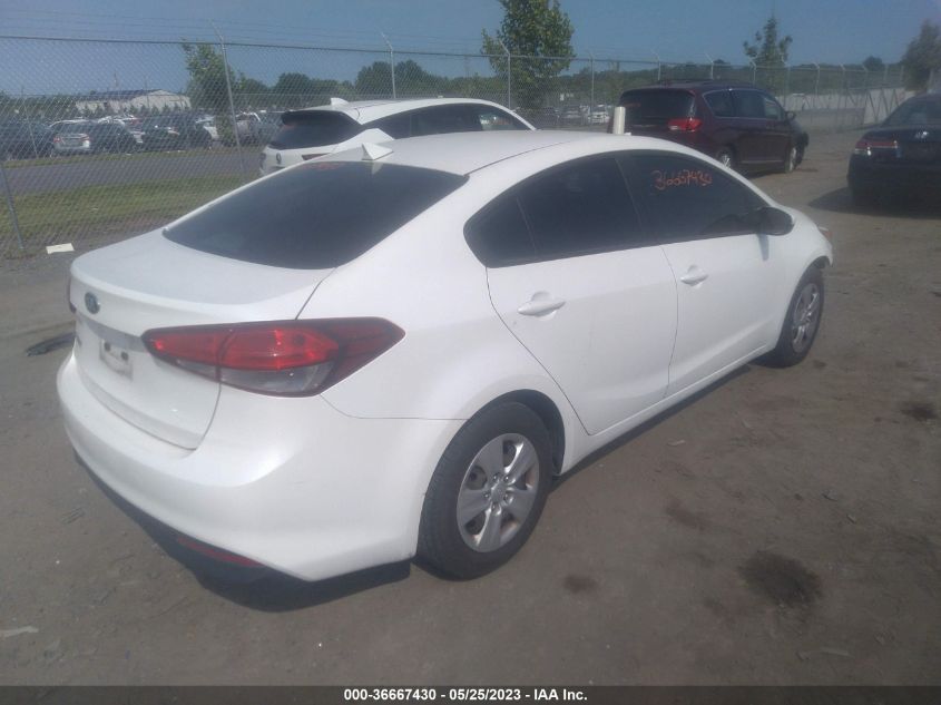 2017 KIA FORTE LX - 3KPFL4A74HE010781