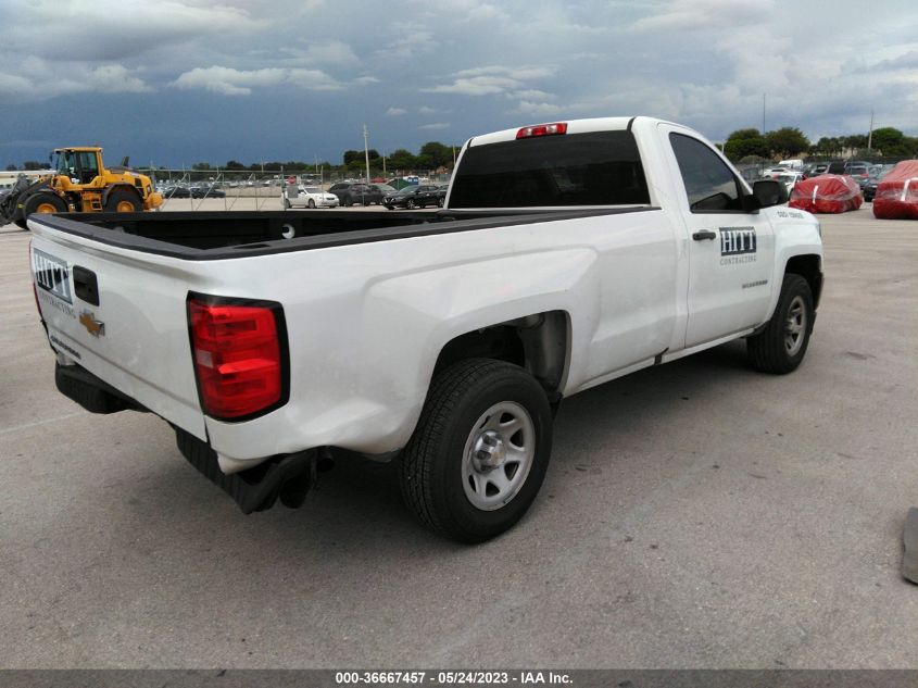 2017 CHEVROLET SILVERADO 1500 WORK TRUCK - 1GCNCNEH3HZ385666