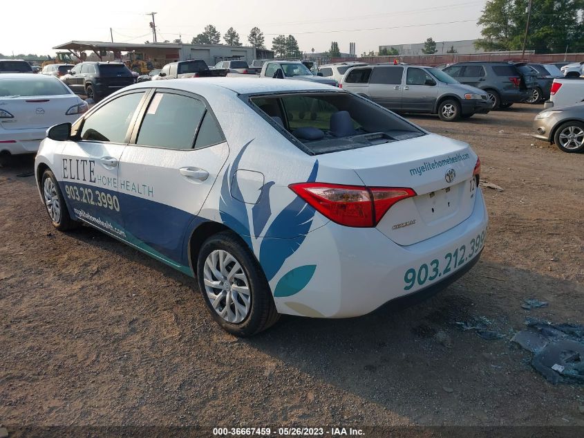 2019 TOYOTA COROLLA L/LE/SE/XLE/XSE - 5YFBURHE4KP883790