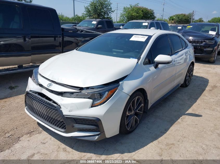 2020 TOYOTA COROLLA SE/NIGHTSHADE - 5YFS4RCE7LP041356