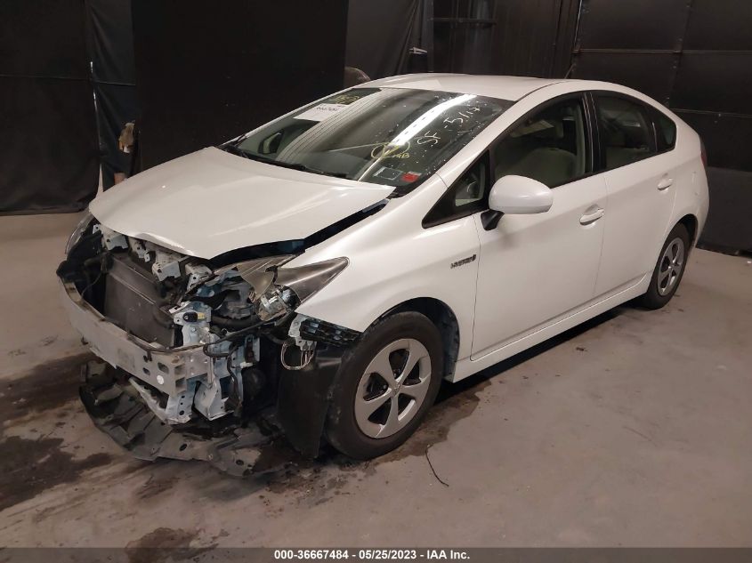 2013 TOYOTA PRIUS ONE/TWO/THREE/FOUR/FIVE - JTDKN3DUXD1681325
