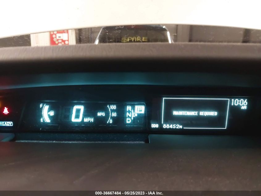 2013 TOYOTA PRIUS ONE/TWO/THREE/FOUR/FIVE - JTDKN3DUXD1681325