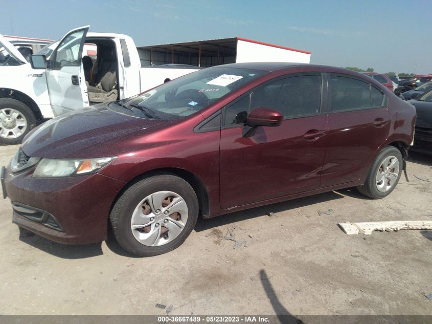 2015 HONDA CIVIC SEDAN LX - 19XFB2F53FE009505