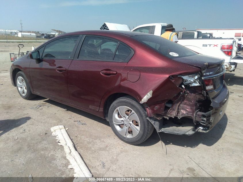 2015 HONDA CIVIC SEDAN LX - 19XFB2F53FE009505