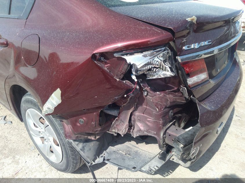 2015 HONDA CIVIC SEDAN LX - 19XFB2F53FE009505