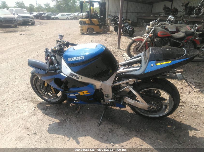 2001 SUZUKI GSX-R1000 JS1GT74A112104417