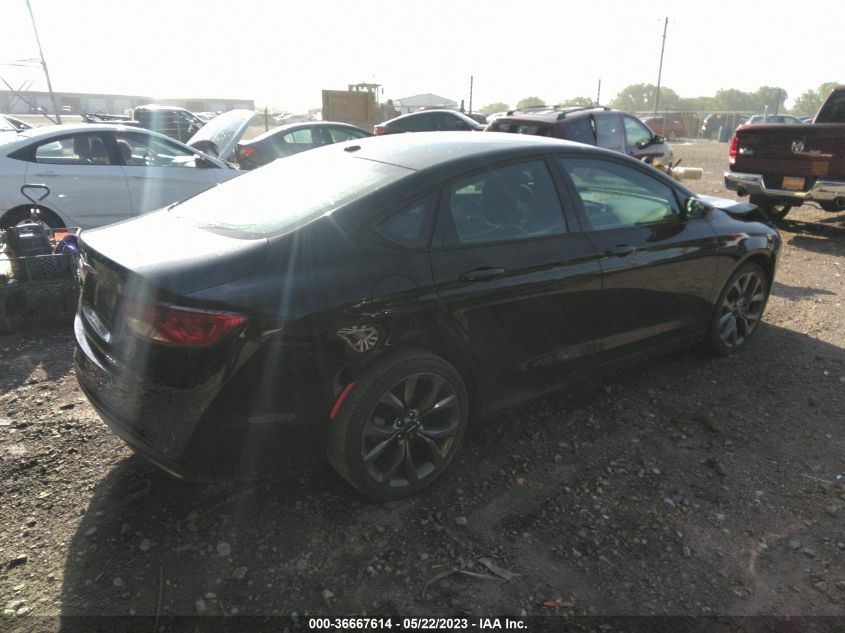 2016 CHRYSLER 200 S - 1C3CCCBB5GN155889