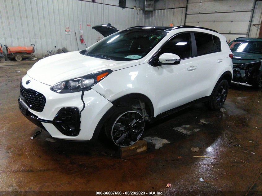 VIN KNDP6CAC4N7008124 2022 KIA SPORTAGE NIGHTFALL