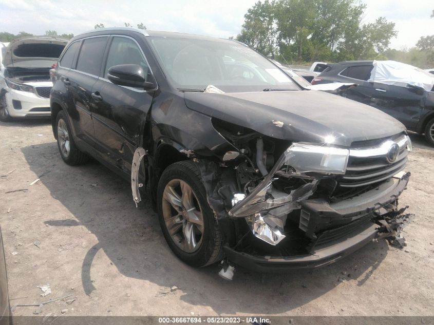 2015 TOYOTA HIGHLANDER LIMITED - 5TDDKRFH1FS134566