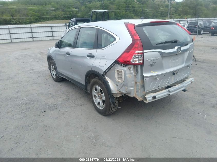 2016 HONDA CR-V LX - 5J6RM4H39GL078989