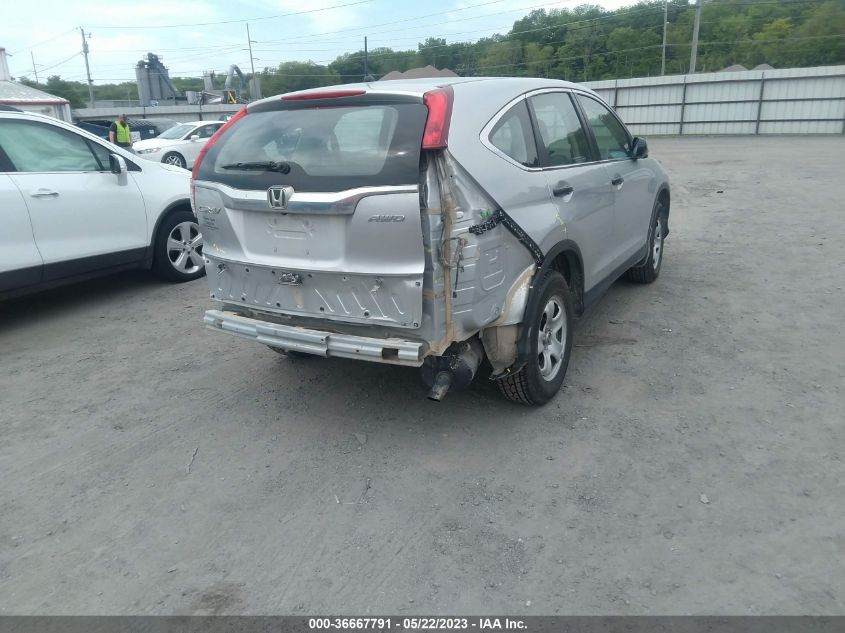 2016 HONDA CR-V LX - 5J6RM4H39GL078989