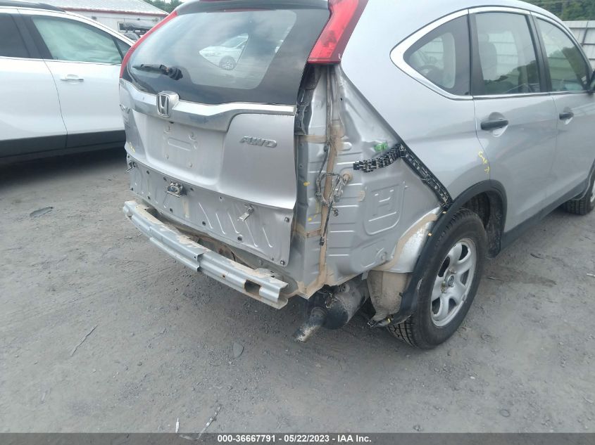 2016 HONDA CR-V LX - 5J6RM4H39GL078989