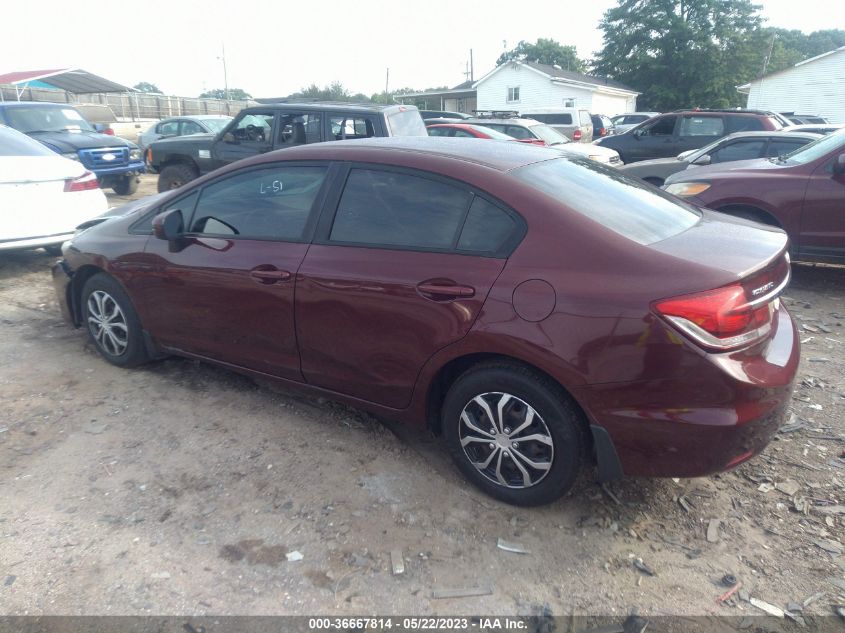 2015 HONDA CIVIC SEDAN LX - 19XFB2F56FE076678