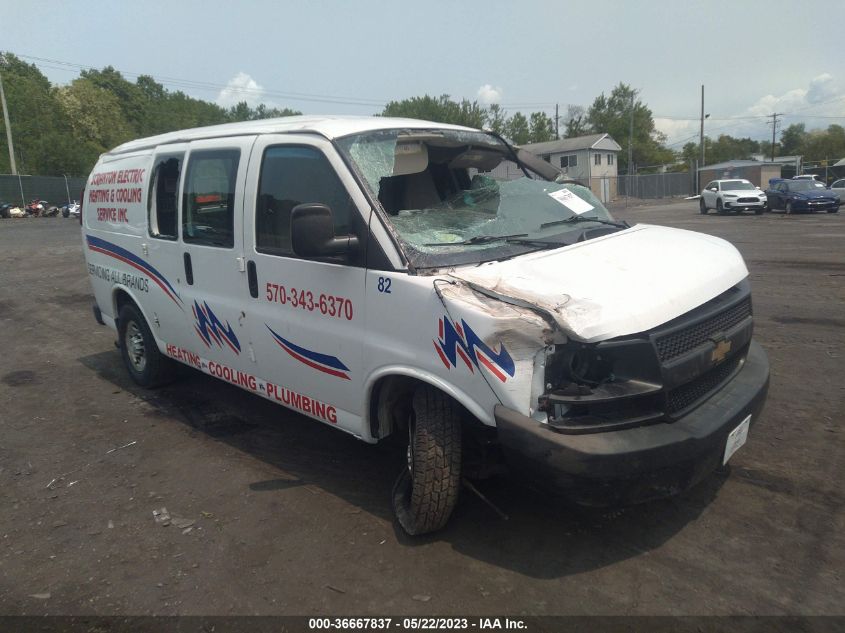 2015 CHEVROLET EXPRESS CARGO VAN - 1GCWGFCF8F1285946