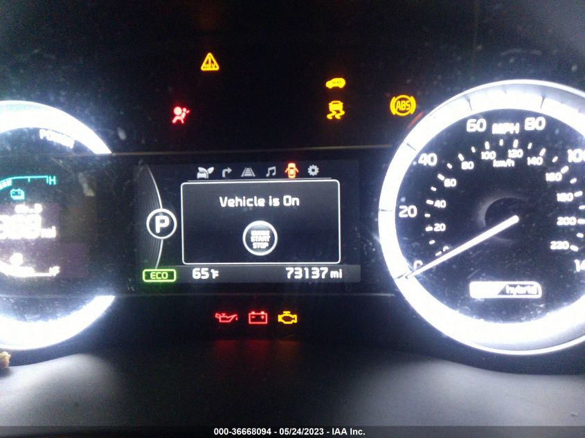 2017 KIA NIRO TOURING - KNDCE3LC3H5049021