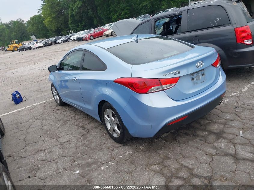 2013 HYUNDAI ELANTRA COUPE GS KMHDH6AE3DU017182