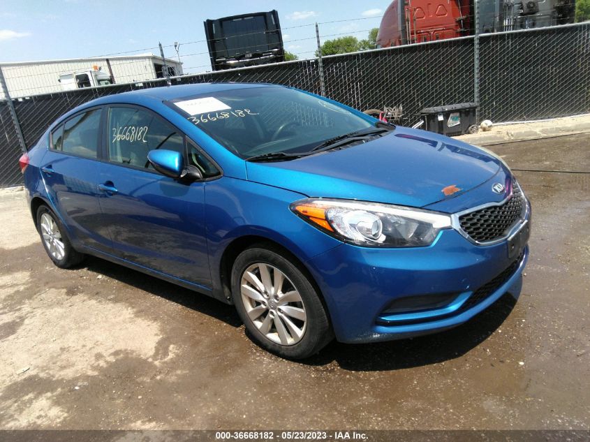 2014 KIA FORTE LX - KNAFX4A62E5218206