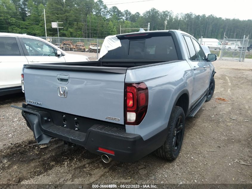 2023 HONDA RIDGELINE BLACK EDITION - 5FPYK3F82PB027893