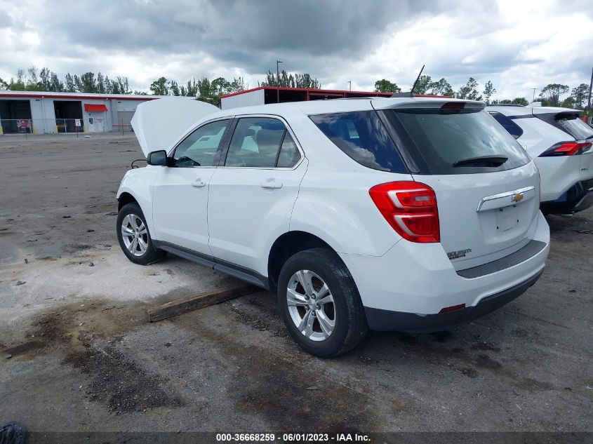 2017 CHEVROLET EQUINOX LS - 2GNALBEK6H1517912