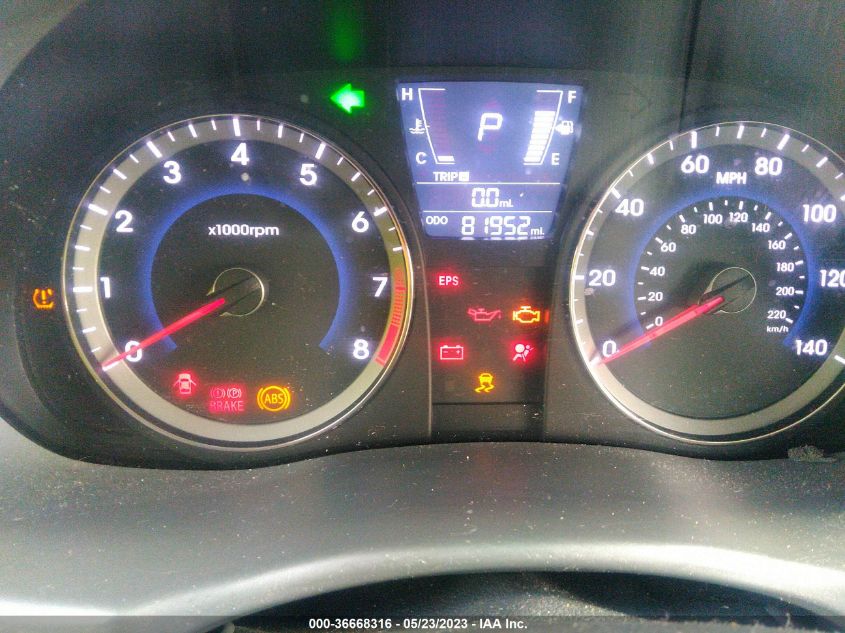 2013 HYUNDAI ACCENT GLS - KMHCT4AE5DU347601