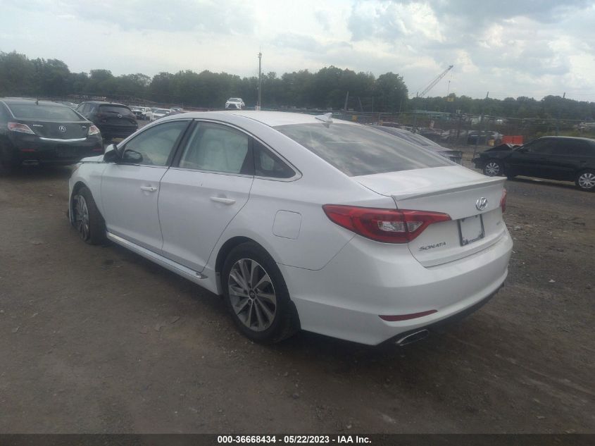 2016 HYUNDAI SONATA 2.4L SPORT - 5NPE34AFXGH311908